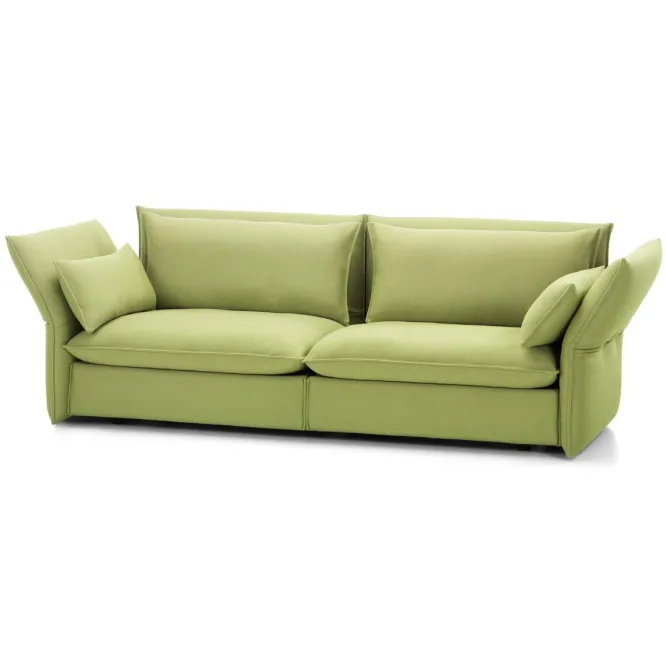 Sofa Mariposa 3-Seater Credo Sand Avocado Vitra
