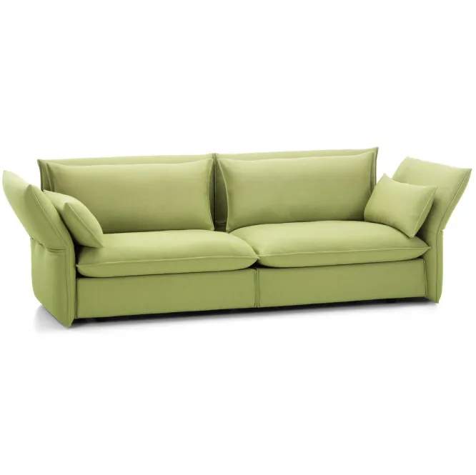 Sofa Mariposa 3-Seater Credo Sand Avocado Vitra