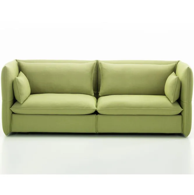 Sofa Mariposa 3-Seater Credo Sand Avocado Vitra