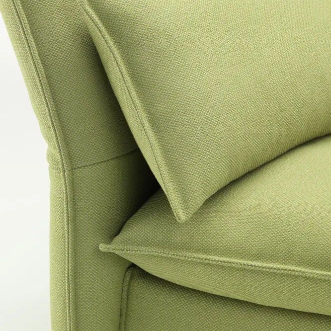 Sofa Mariposa 3-Seater Credo Sand Avocado Vitra
