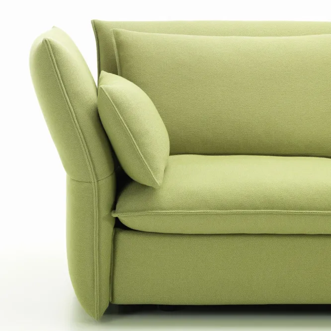 Sofa Mariposa 3-Seater Credo Sand Avocado Vitra