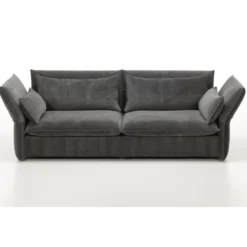 Sofa Mariposa 3-Seater Iroko Dark Grey Vitra