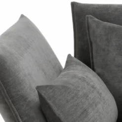 Sofa Mariposa 2-Seater Iroko Dark Grey Vitra
