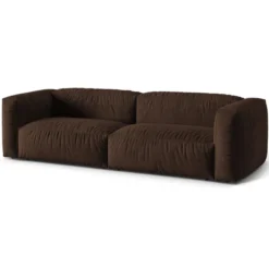 Sofa Martina 3-Osobowa Brązowa Micadoni