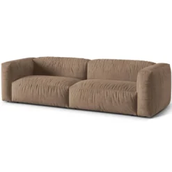 Sofa Martina 3-Osobowa Ciemnobeżowa Micadoni