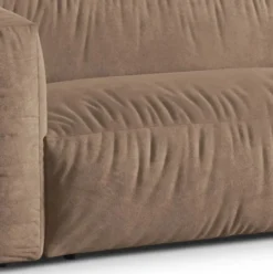 Sofa Martina 3-Osobowa Ciemnobeżowa Micadoni