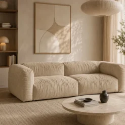 Sofa Martina 3-Osobowa Jasnobeżowa Micadoni