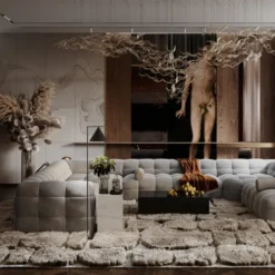 Sofa Michelle Burgundowa Nordic Line