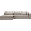 Sofa Milou 3-Osobowa Z Szezlongiem Rock Natural Sits
