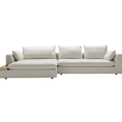 Sofa Milou 3-Osobowa Z Szezlongiem I Tacą - Tkanina Star Sits