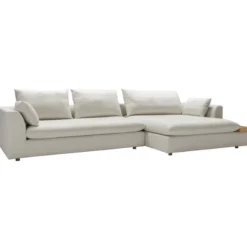 Sofa Milou 3-Osobowa Z Szezlongiem I Tacą - Tkanina Star Sits