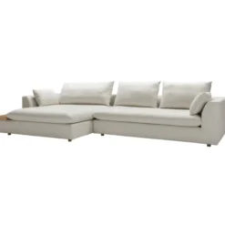 Sofa Milou 3-Osobowa Z Szezlongiem I Tacą - Tkanina Star Sits
