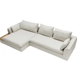 Sofa Milou 3-Osobowa Z Szezlongiem I Tacą - Tkanina Star Sits