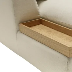 Sofa Milou 3-Osobowa Z Szezlongiem I Tacą - Tkanina Star Sits