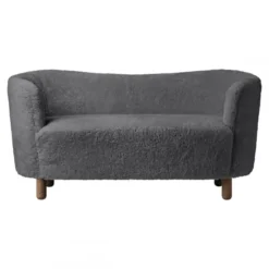 Sofa Mingle Anthracite Nóżki Dąb Przydymiony By Lassen