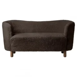 Sofa Mingle Espresso Nóżki Dąb Przydymiony By Lassen
