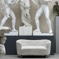Sofa Mingle Honey Nóżki Dąb Przydymiony By Lassen