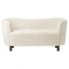 Sofa Mingle Off-White Nóżki Dąb Przydymiony By Lassen