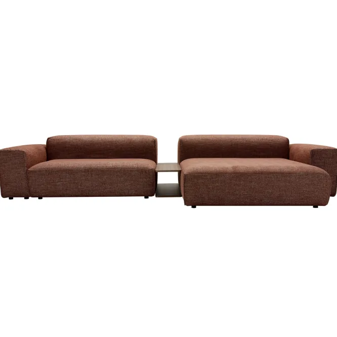 Sofa Modułowa Edda Ze Stolikiem Spicy Copper Brown Sits