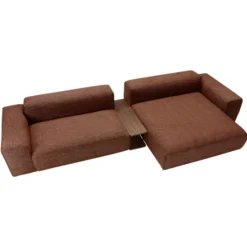 Sofa Modułowa Edda Ze Stolikiem Spicy Copper Brown Sits