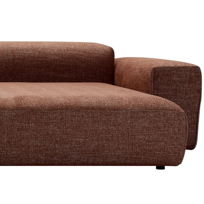 Sofa Modułowa Edda Ze Stolikiem Spicy Copper Brown Sits