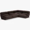 Sofa Narożna Hi Lo Av54 Av55 Brązowa Andtradition