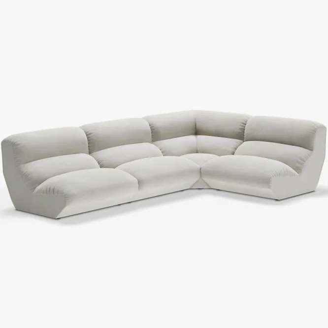 Sofa Narożna Hi Lo Av54 Av55 Szara Andtradition