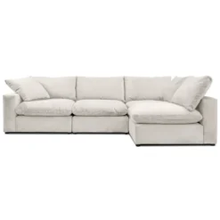 Sofa Narożna Lazy Kremowa Nordic Line