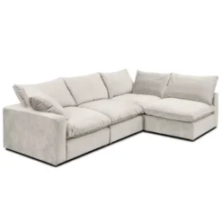 Sofa Narożna Lazy Kremowa Nordic Line