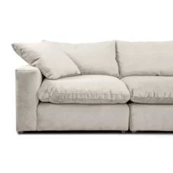 Sofa Narożna Lazy Kremowa Nordic Line