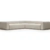 Sofa Narożnikowa Blok 6 Osobowa Beżowa Kave Home