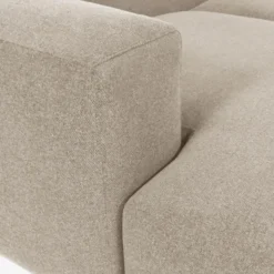 Sofa Narożnikowa Blok 6 Osobowa Beżowa Kave Home