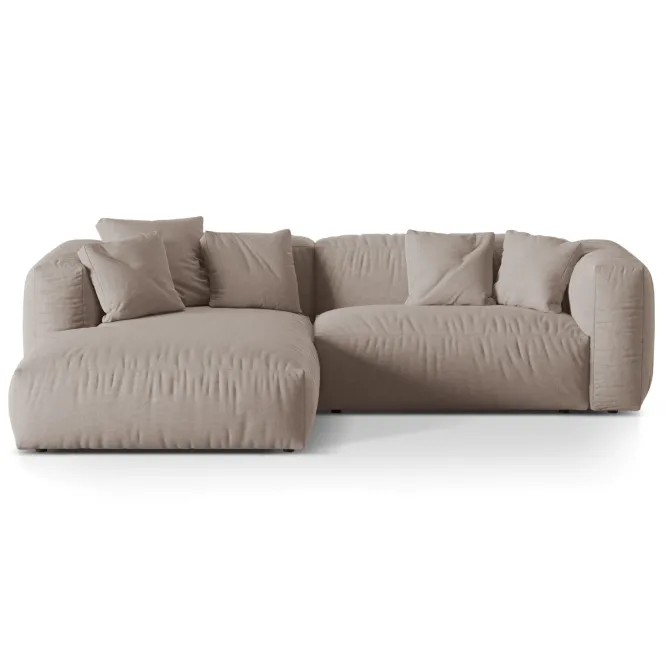 Sofa Narożnikowa Martina Ciemnobeżowa Micadoni