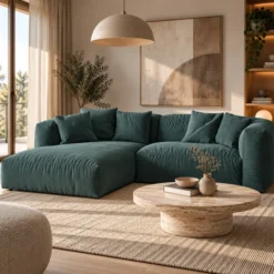 Sofa Narożnikowa Martina Petrol Micadoni