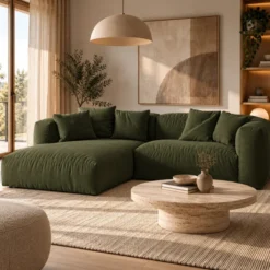Sofa Narożnikowa Martina Zielona Micadoni