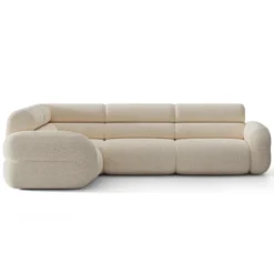 Sofa Narożnikowa Neo Beżowy Szenil Micadoni