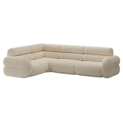 Sofa Narożnikowa Neo Beżowy Szenil Micadoni