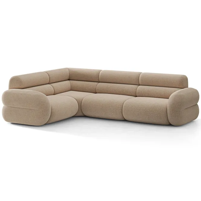 Sofa Narożnikowa Neo Piaskowy Szenil Micadoni