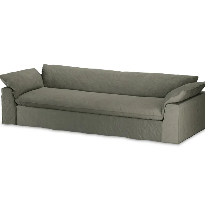 Sofa Nomad 305 Cm Linen Army Green Hkliving