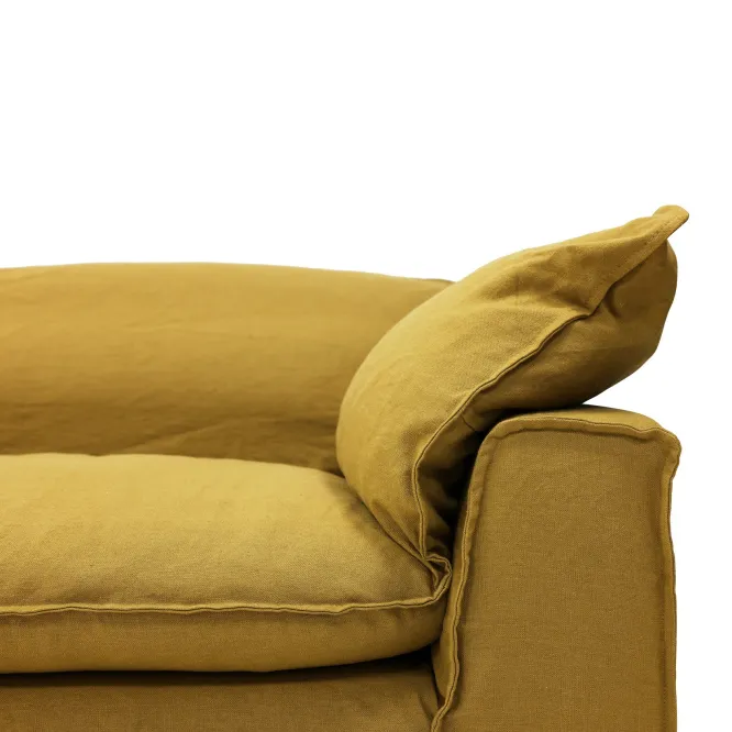 Sofa Nomad 305 Cm Linen Burnt Ochre Hkliving
