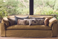 Sofa Nomad 305 Cm Linen Burnt Ochre Hkliving