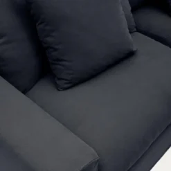 Sofa Nora 4 Osobowa Antracytowa Kave Home