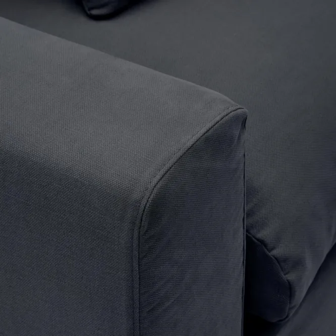 Sofa Nora 4 Osobowa Antracytowa Kave Home