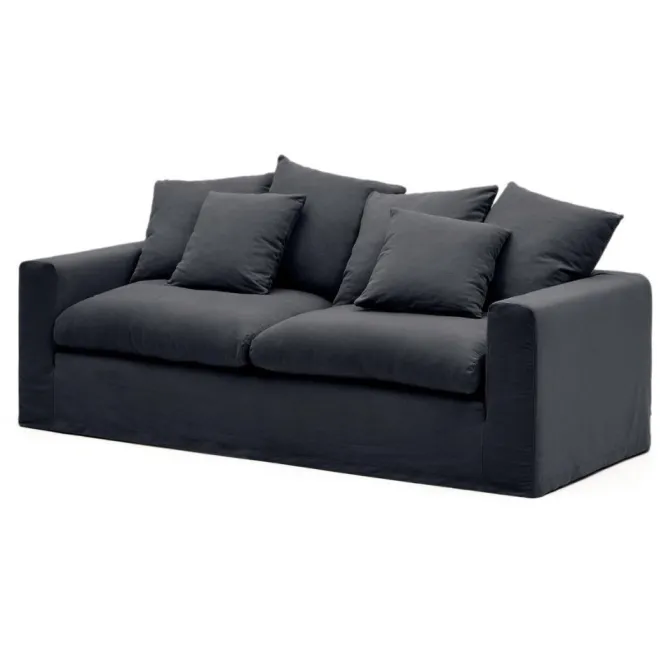 Sofa Nora 3 Osobowa Antracytowa Kave Home