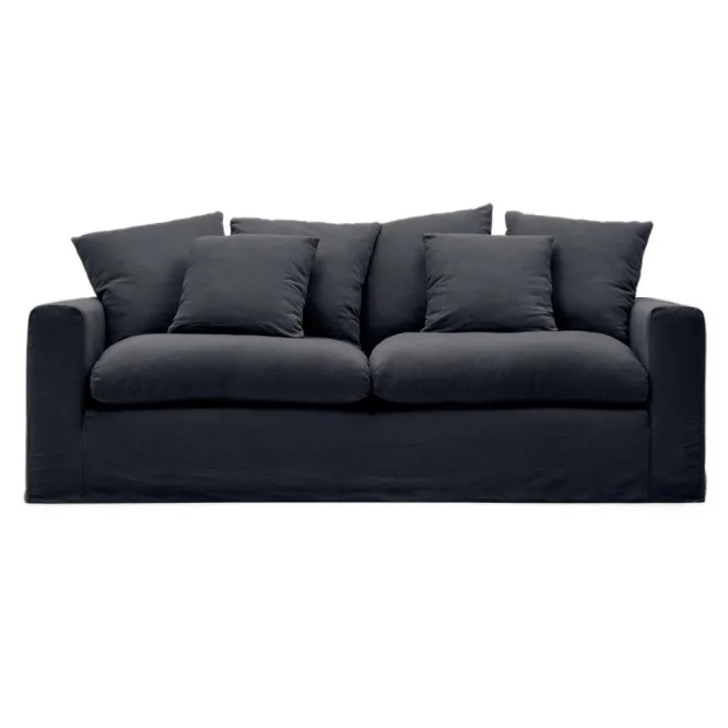 Sofa Nora 3 Osobowa Antracytowa Kave Home