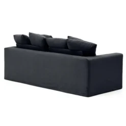 Sofa Nora 3 Osobowa Antracytowa Kave Home