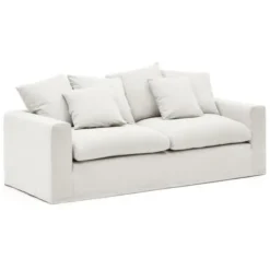 Sofa Nora 3 Osobowa Ecru Kave Home