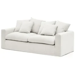 Sofa Nora 3 Osobowa Ecru Kave Home