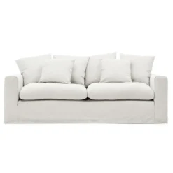 Sofa Nora 3 Osobowa Ecru Kave Home