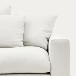 Sofa Nora 3 Osobowa Ecru Kave Home